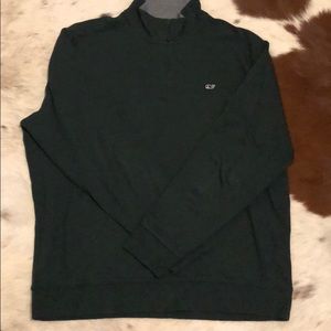 Hunter Green Vineyard Vines 1/4 Zip Sweater